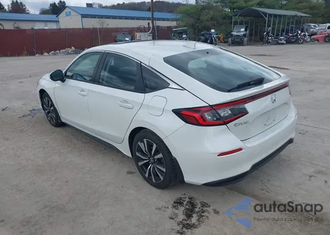 2022 Honda Civic Ex-L из США, поврежденный, VIN 19XFL1H7XNE023602